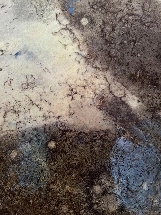 modern abstract paintings - close-up